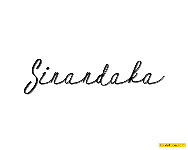 Sinandaka Font