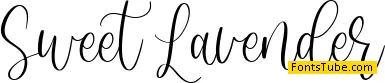 Sweet Lavender Font