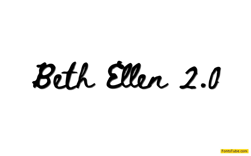 Beth Ellen 2 Font