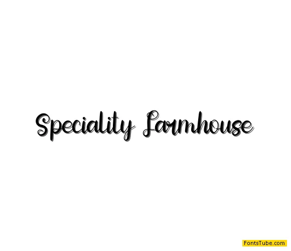 Speciality Farmhouse