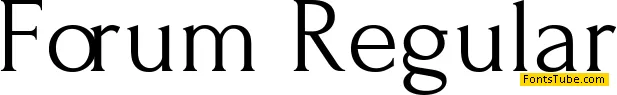 Forum Font