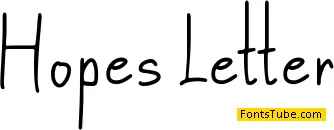 Hopes Letter
