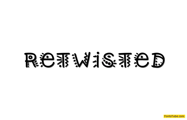 Retwisted Font