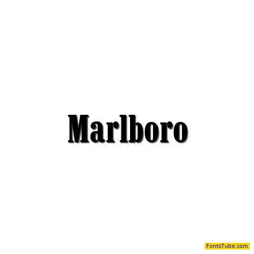 Marlboro Font