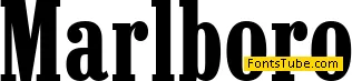 Marlboro Font