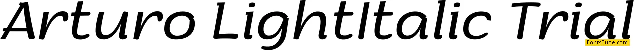 Arturo Trial Font Family