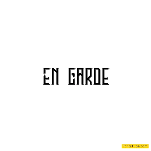 En Garde Font