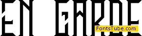 En Garde Font