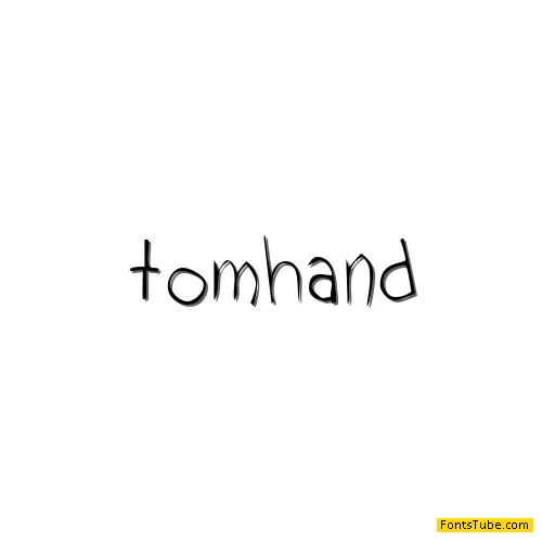 Tom's Handwriting Font