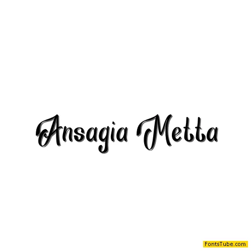 Ansagia Metta Font