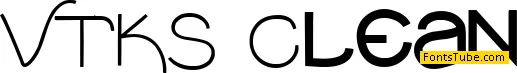 VTKS clean Font