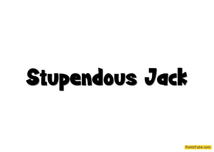 Stupendous Jack Font