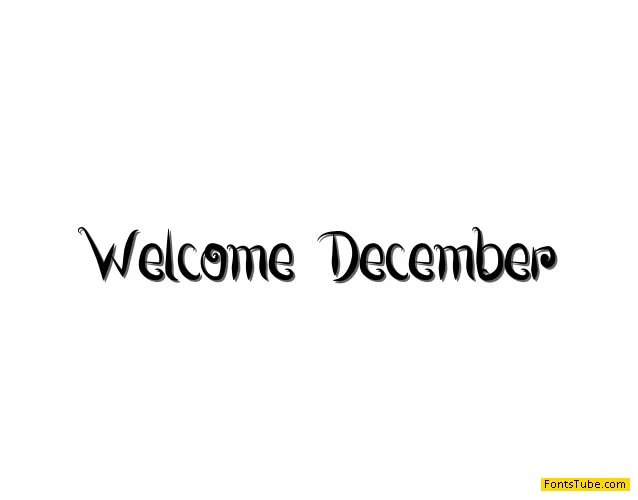 Welcome December