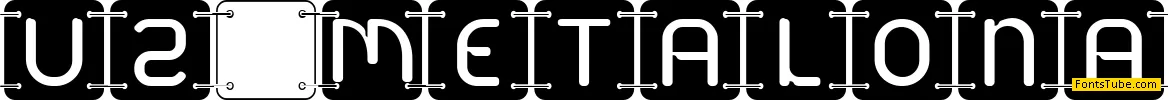 U2 Metalona* Font