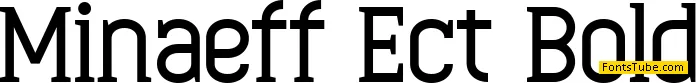 Minaeff Ect Font Family