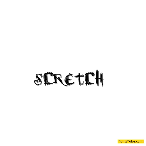 scretch Font