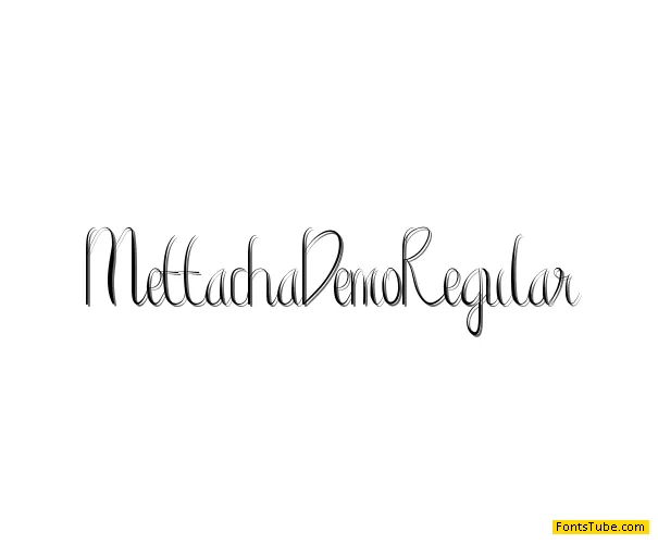 Mettacha Demo Font