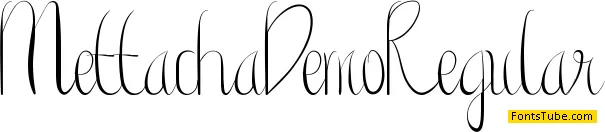 Mettacha Demo Font