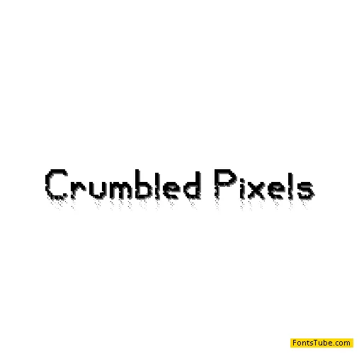 Crumbled Pixels Font