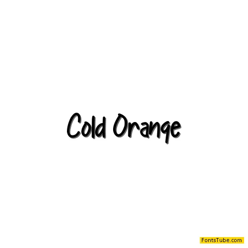 Cold Orange