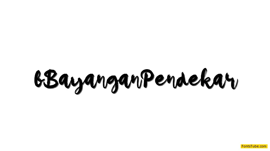b Bayangan Pendekar