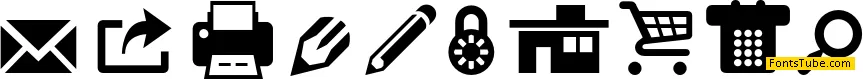 Modern Pictograms Font