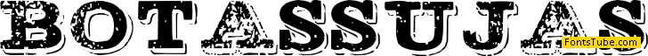 BOTAS SUJAS Font