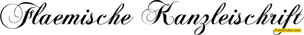 Flaemische Kanzleischrift Font