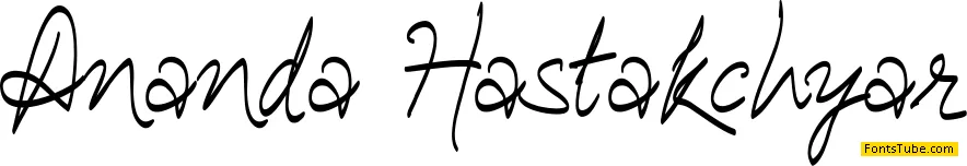 Ananda Hastakchyar Font