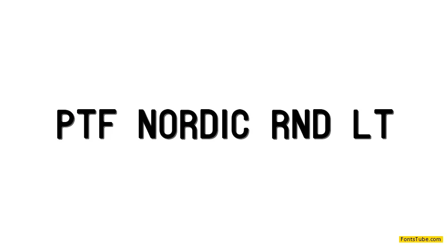 PTF NORDIC Rnd Lt Font