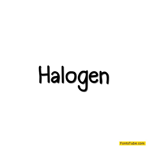 Halogen Font