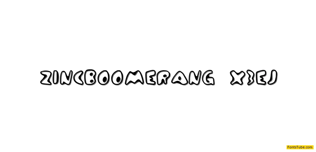 Zinc Boomerang