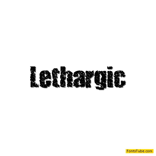 lethargic Font