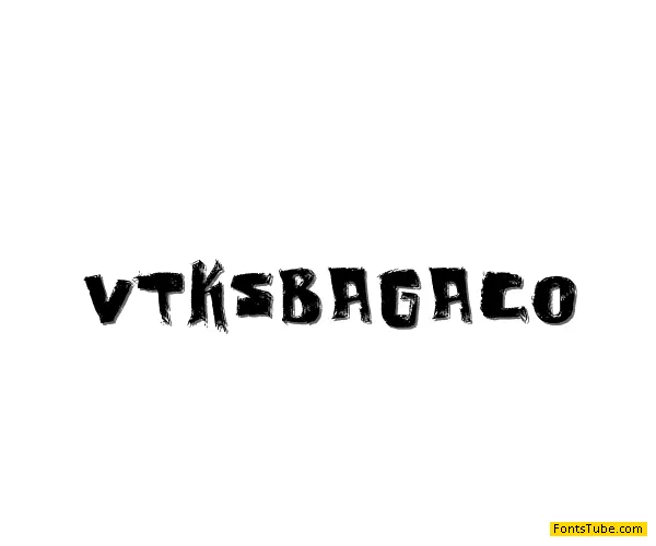vtks bagaÃ§o Font