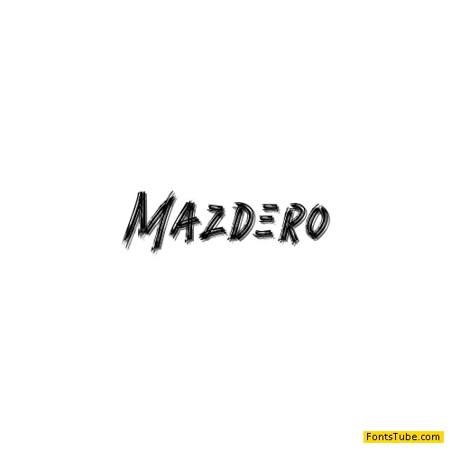 Mazdero Font