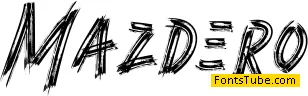 Mazdero Font