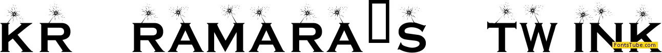 KR Ramara's Twink Font