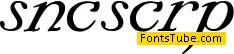SNC Script Font