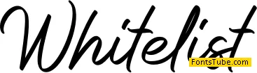 Whitelist Font