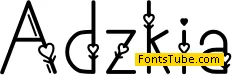 Adzkia Font