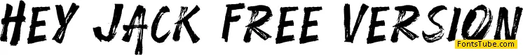 Hey Jack Free Version Font