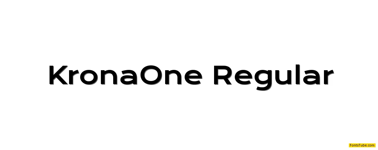 Krona One Font