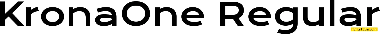 Krona One Font