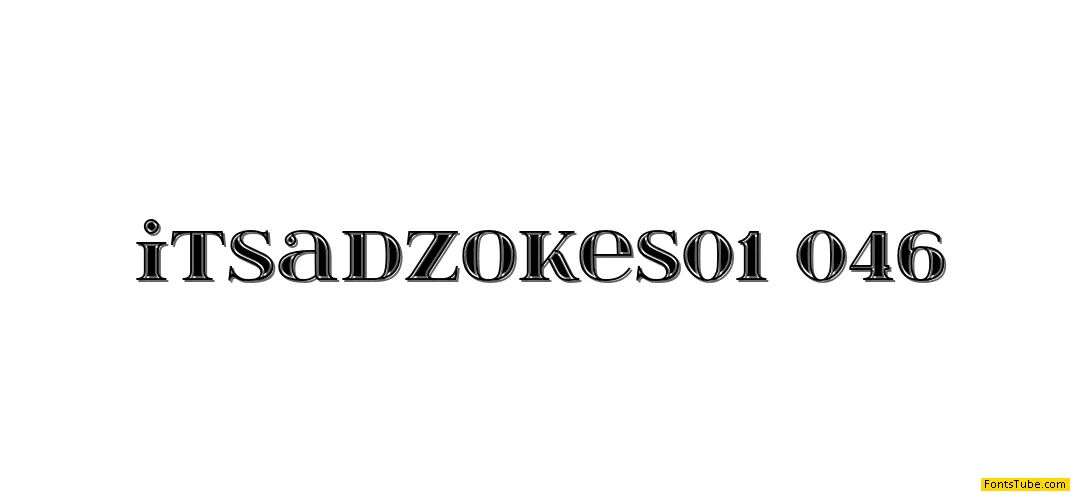 itsadzoke Font Family