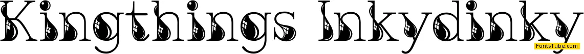 Kingthings Inkydinky Font