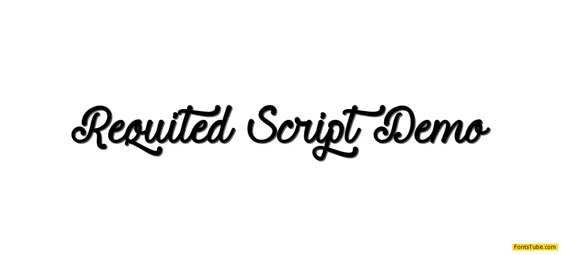 Requited Script Demo Font