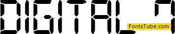 Digital-7 Font Family