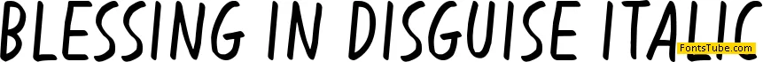 Blessing in Disguise Font Family