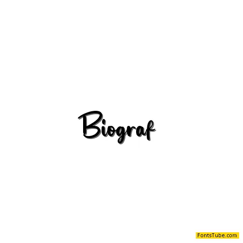 Biograf Font
