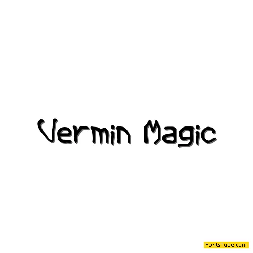 Vermin Magic Font